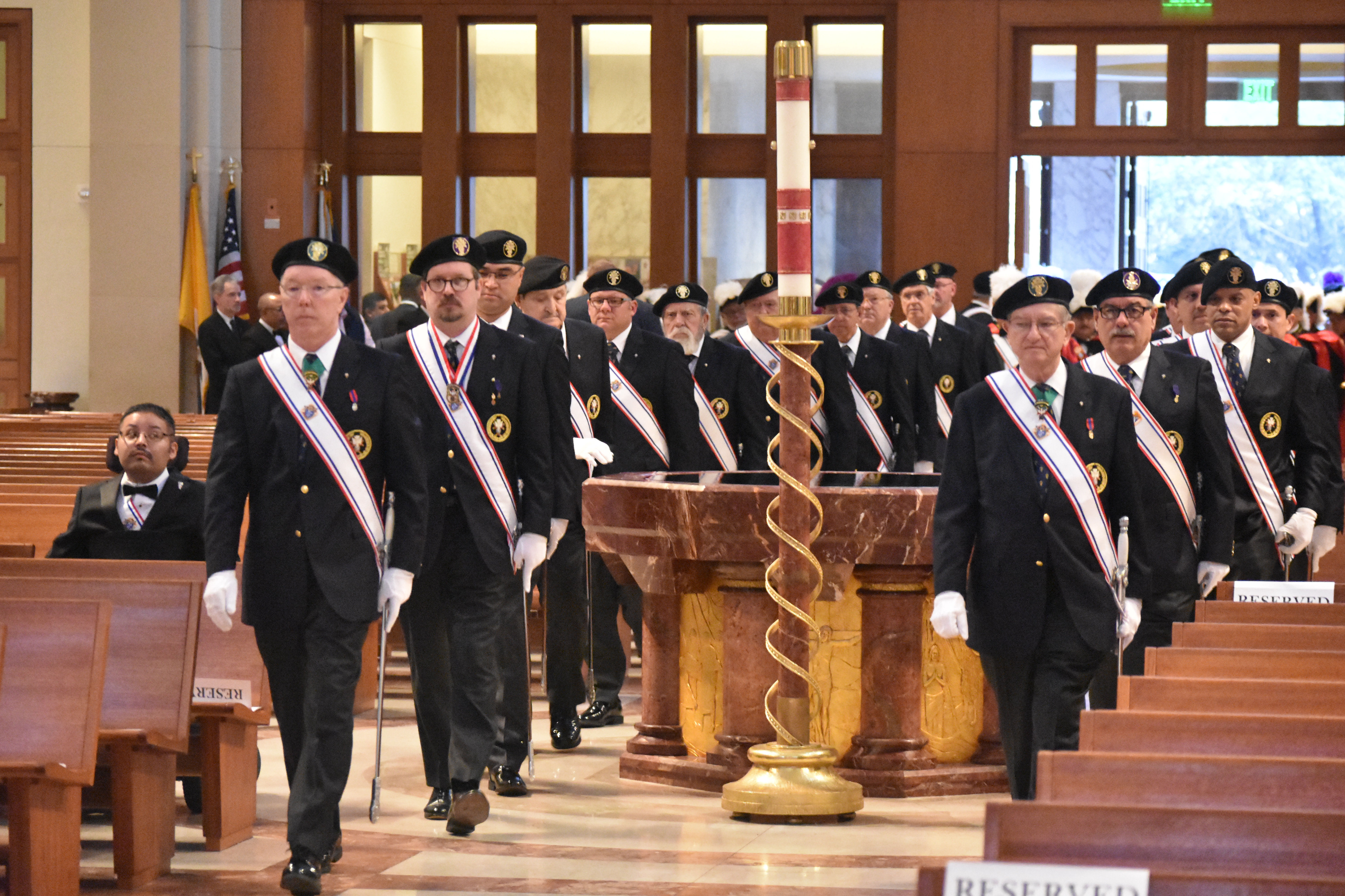 Honor Guard at the Co-Cathedral of the Sacred Heart